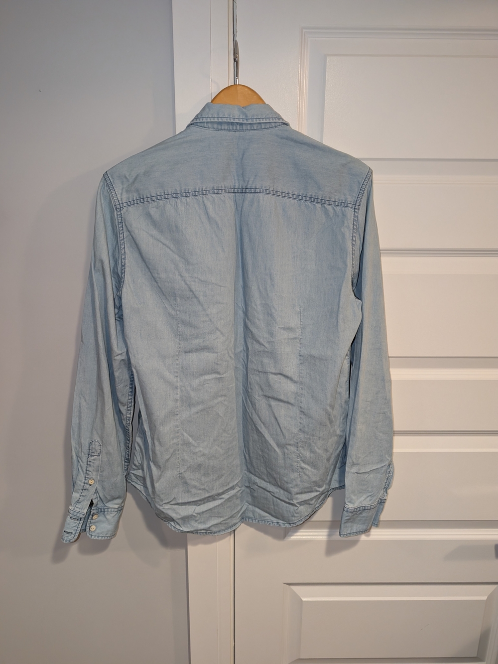 Mexx Light Blue Denim Button-Up Shirt - Picture 4 of 4